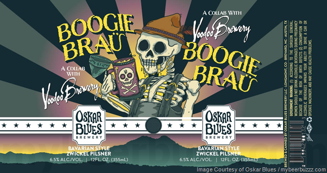 Oskar Blues & Voodoo Brewery Collaborate On Boogie Braü