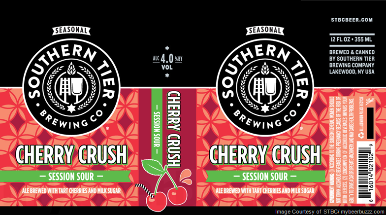Southern Tier Adding Cherry Crush Session Sour Cans