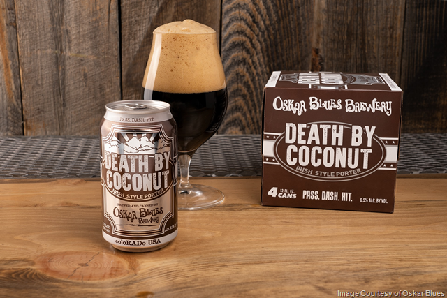Oskar Blues Death By Coconut Irish-Style Porter Returns 8/23