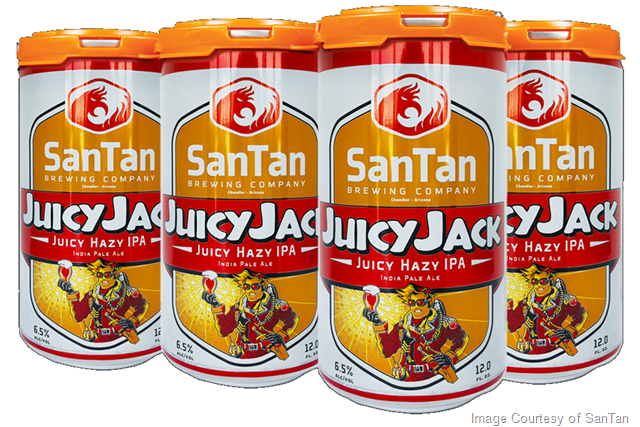 SanTan Adding Juicy Jack IPA Hazy IPA