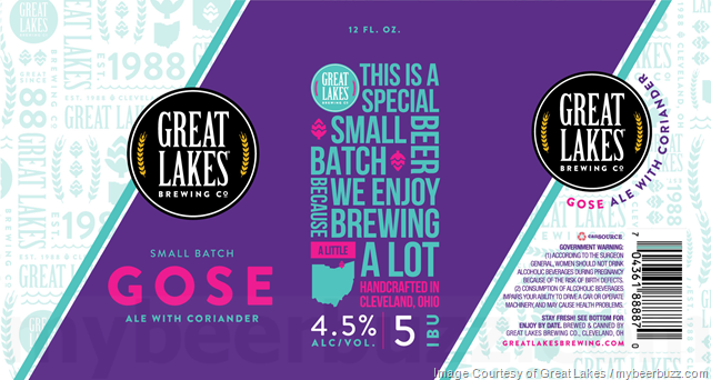 Great Lakes Adding Small Batch Gose 12oz Cans