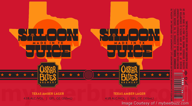 Oskar Blues Adding Saloon Juice Texas Amber Lager
