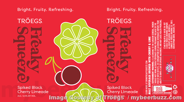 Tröegs Adding Freaky Squeeze Spiked Black Cherry Limeade & Spiked Peach Orangeade