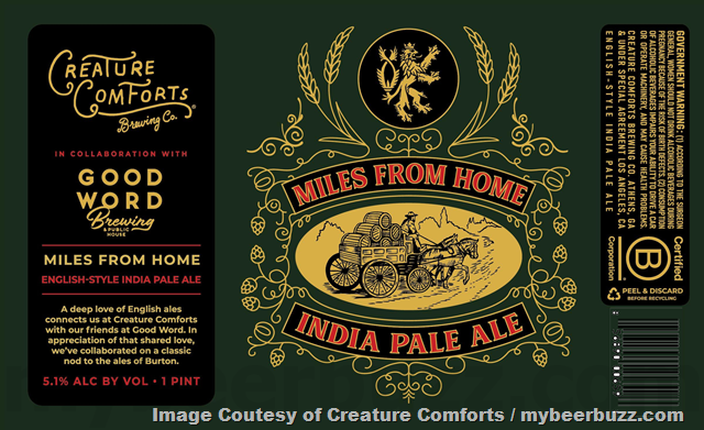 Creature Comforts & Good Word Brewing Team Up For Miles From Home