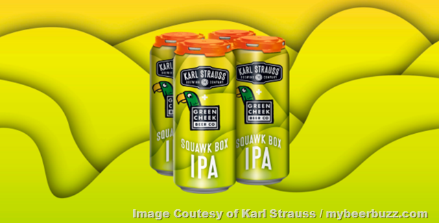 Karl Strauss Releasing Green Cheek Beer Collaboration Squawk Box IPA