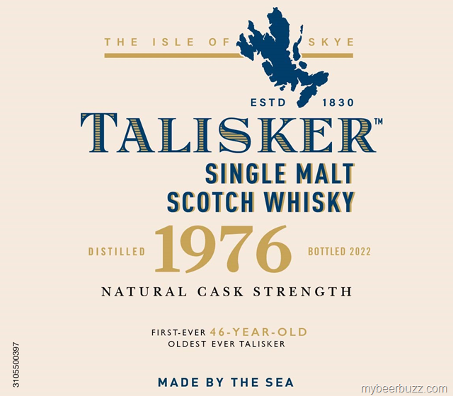 Talisker 46-Year (1976) Natural Cask Strength Single Malt Scotch Whiskey