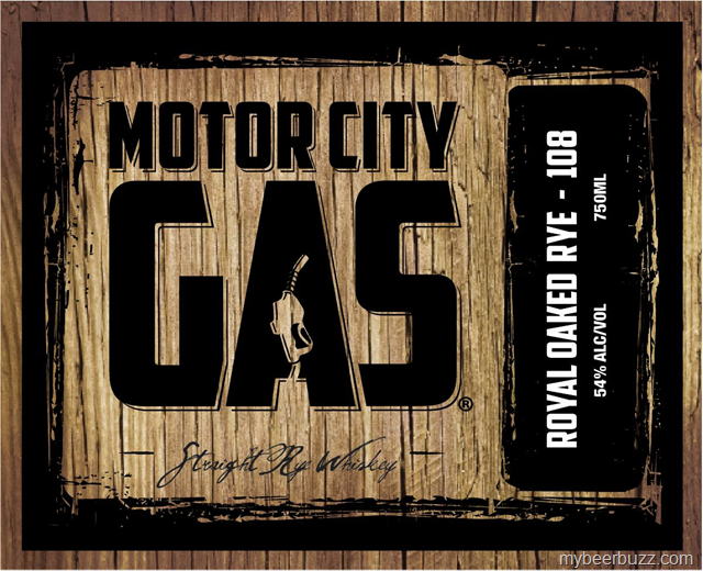 Motor City Gas Royal Oaked Rye 108 Single Barrel Straight Rye Whiskey