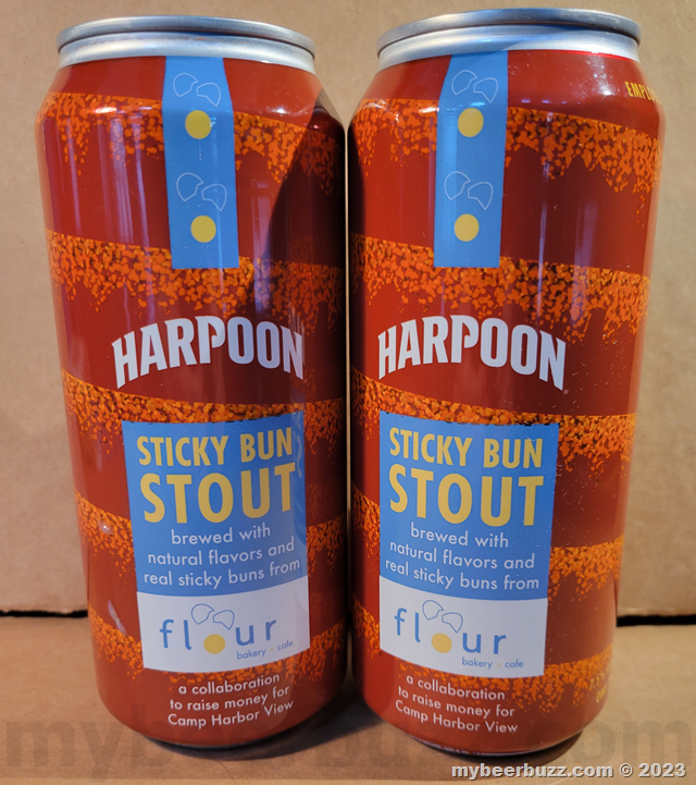 Mybeerbuzz .com Highlights Harpoon Brewery Sticky Bun Stout (Review)