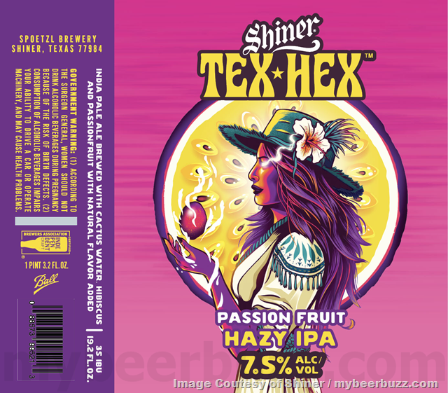 Shiner Adding Text Hex Passion Fruit Hazy IPA