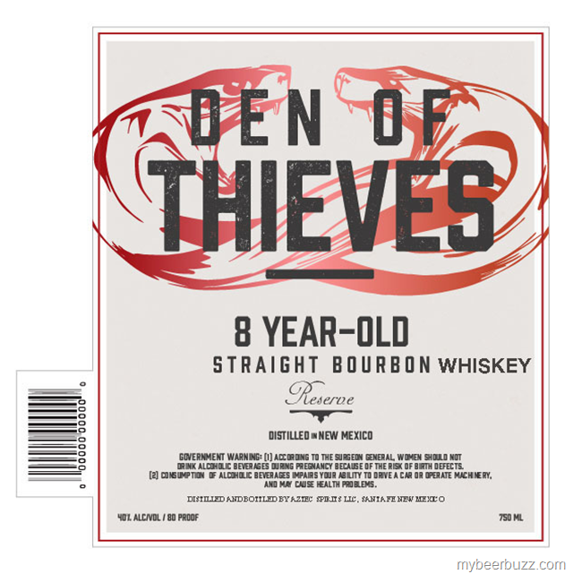 Aztec Spirits Den Of Thieves 8-Year Old Straight Bourbon Whiskey Reserve