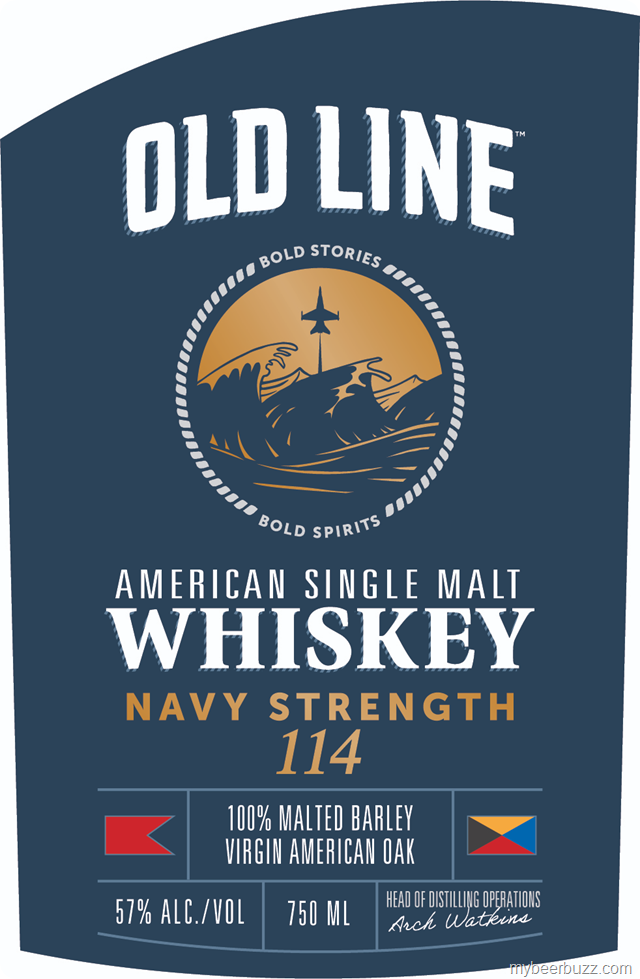 Old Line Spirits American Single Malt Whiskey Navy Strength 114