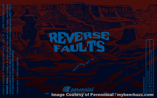 Perennial Artisan Ales Adding Reverse Faults, Saison Lounge, Dogwood IPA, From Day One, If Not Now When?, Around But Gone & Louis Knapsack