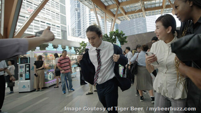 Tiger Beer stunt shines light on Gen Z and Millennials feeling the pressure to live up to an “impossible standard”