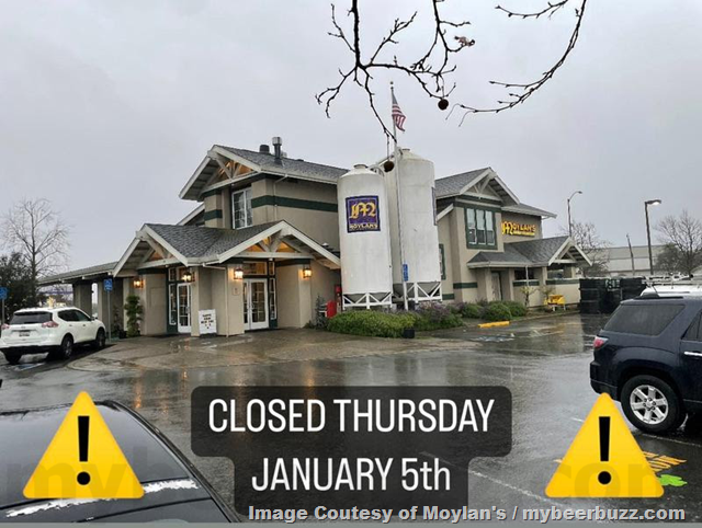 Moylan’s Announces Storm Closure 1/5