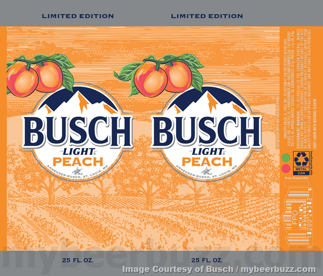 Anheuser-Busch Adding Busch Light Peach Cans