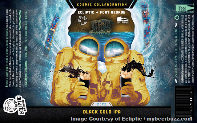 Ecliptic & Fort George Team Up For 2022 Black Cold IPA / Altbier
