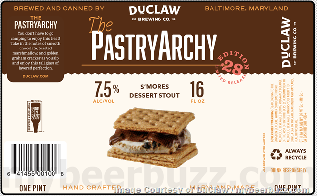 DuClaw Adding The PastryArchy S’Mores Dessert Stout, Summertime Seedless & Hop Tarts Orange Milkshake