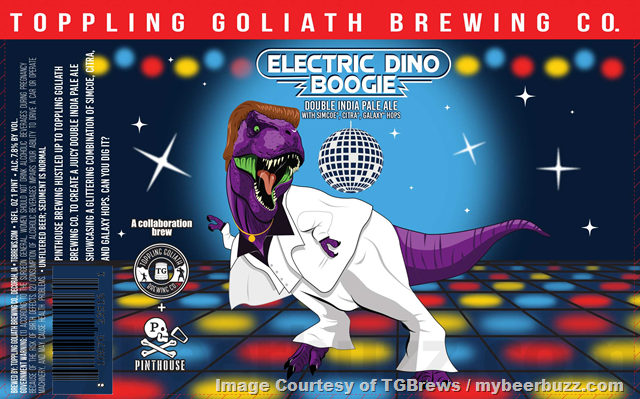 Toppling Goliath Adding Electric Dino Boogie Collaboration / Rush Hollow
