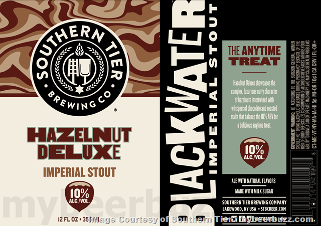 Southern Tier Adding Blackwater Hazelnut Deluxe, Blueberry Sea, Mango Rays, Raspberry Shine & Ruby Red Surf