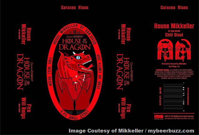 Mikkeller Adding Game Of Thrones House Of The Dragon Fire Will Reign Chili Stout / Guava Gang / Traeblod / Hands In The Sand / Beer Greek Breakfast / Chocolate Malt Shake / Belgian Waffle Shake / Galaxy Detour / Aloha Fridays / Lifeblod / Zee Goggles / Guava Gang / Viking Stout / Hop Opera / Drink’in The Sun / Full Squish