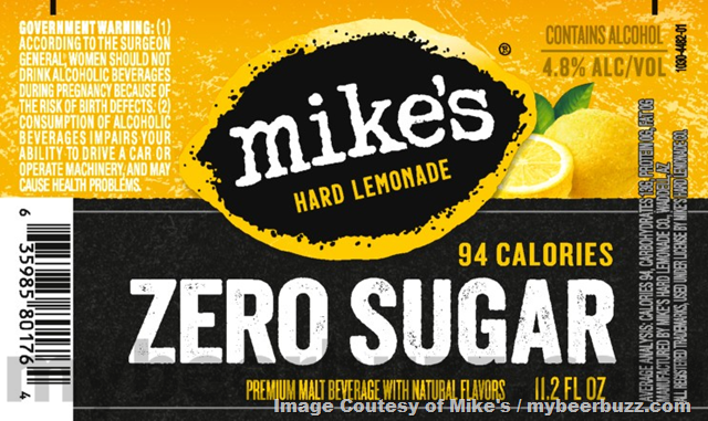 Mikes Adding Hard Lemonade Zero Sugar