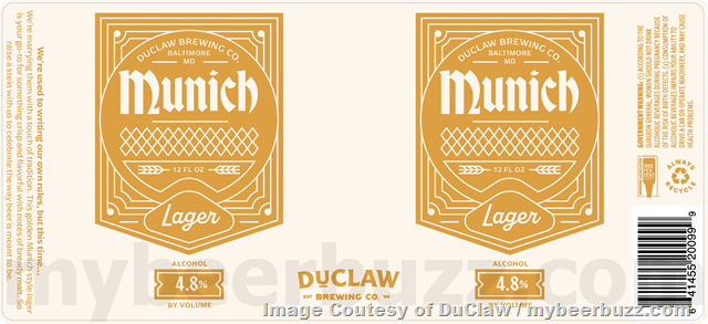 DuClaw Working On Munich Lager Cans