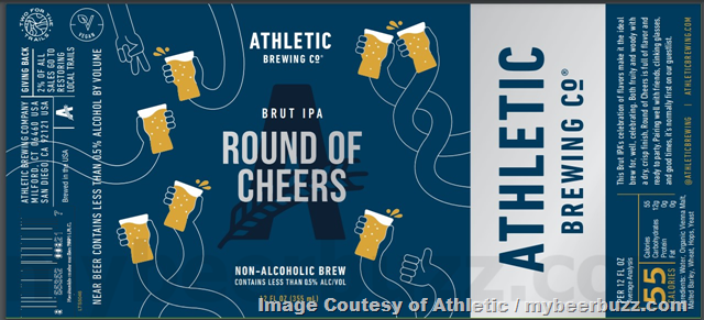 Athletic Brewing Adding Round Of Cheers Non-Alcoholic Brut IPA, Downwinder, Suped Up, Soul Sour, Geralt’s Gold, Mango Picante, Oktoberfest, Raspberry Sour, Vacation Reminder, Walker Hayes’ Fancy Like, Lite, Layback Lime & Salt, Paceline Pedal, Chelada Amada, Aftershift, Moscow “Mule”, WInter Wonder, Apricot Acres, Raspberry Espresso, Trailblazer, Lodge Life, Noble Pils and Emerald Cliffs