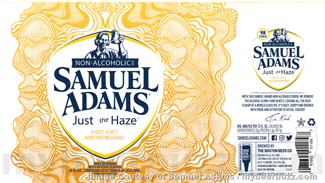 Samuel Adams Adding Non-Alcoholic Just The Haze