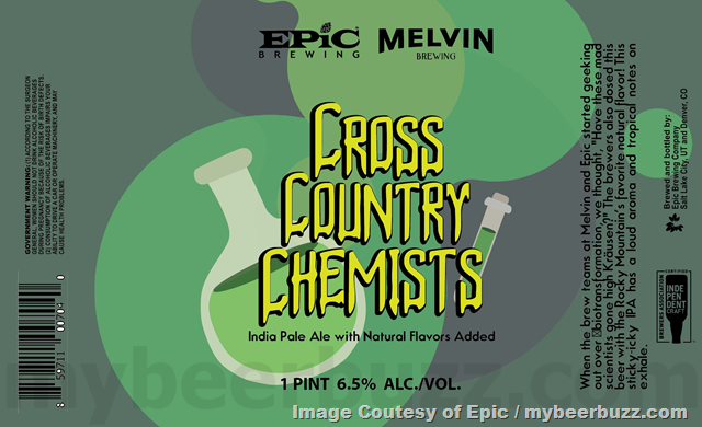 Epic & Melvin Team Up For Cross Country Chemists / Ankle Buster / Sun Spanked / Whoa Nellie / Bonita Bonita / Old Pal / Liquid Blanket / Huckleberry Haze / Flight Of The Chronchords / Hop Invasion / Hop Attack / Final Lap / It’s On / Cran*bert / NZ Pils / Night Visions Coconut / Beyond The Shadow