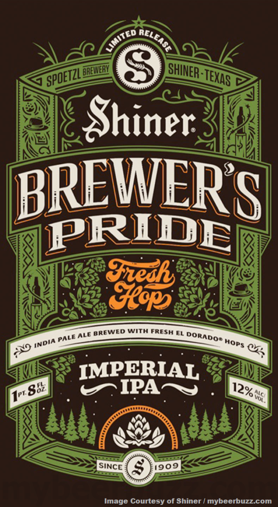 Shiner Fresh Hop Imperial IPA Coming As 2022 Brewer’s Pride Release # 4