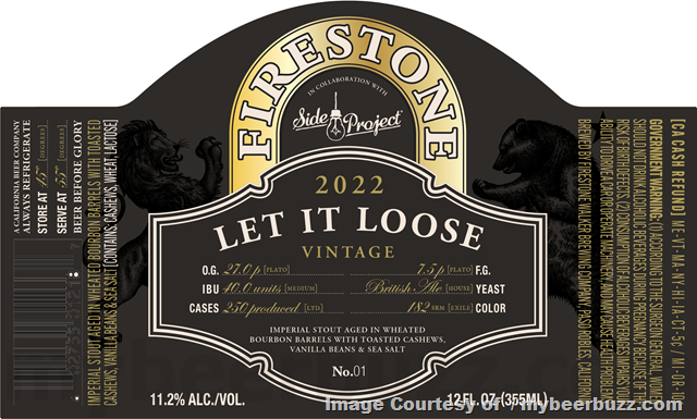 Firestone Walker & Side Project Team Up For 2022 Let It Loose / 2022 Parabajava