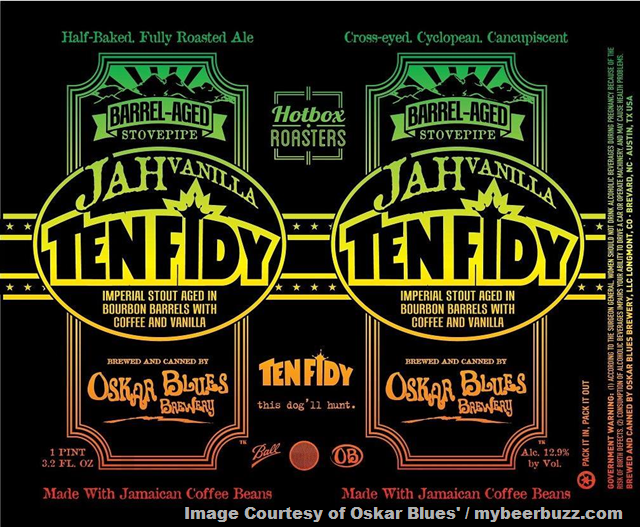 Oskar Blues Working On JAHVanilla Barrel-Aged Ten Fidy