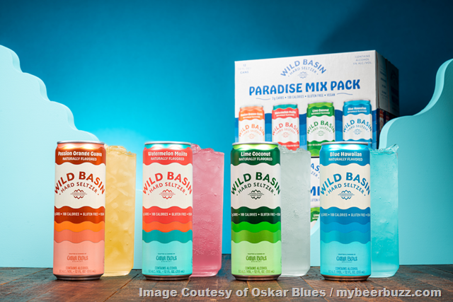 Oskar Blues Wild Basin Hard Seltzer Launches The Paradise Pack