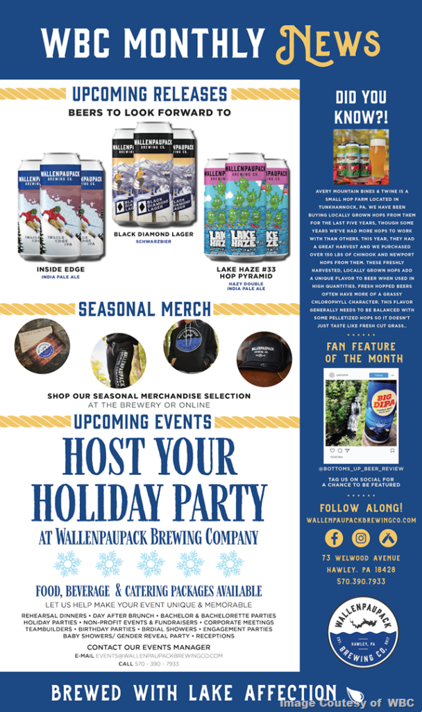 Wallenpaupack Brewing Announces Latest Releases