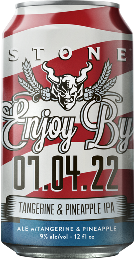 Stone Enjoy By 07.04.22 Tangerine & Pineapple IPA Coming in June