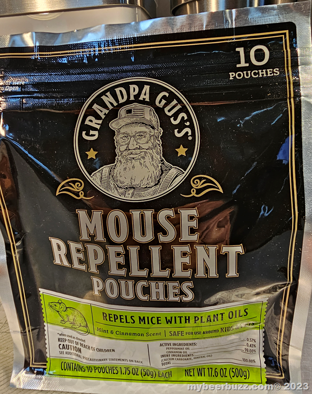 Mybeerbuzz .com Highlights Grandpa Gus’s Mouse Repellent Pouches (Review)