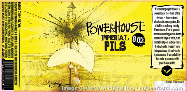 Flying Dog Working On Powerhouse Imperial Pils & Pool Hopping Deck Beer