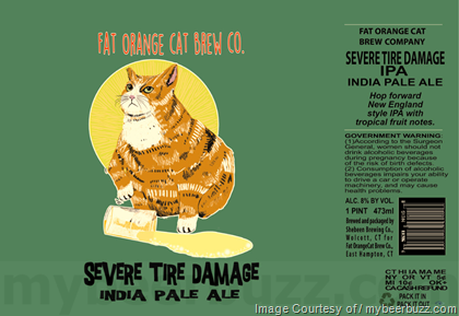 Fat Orange Cat Brew Co – Severe Tire Damage