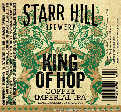 Starr Hill King Of Hop – Coffee Imperial IPA