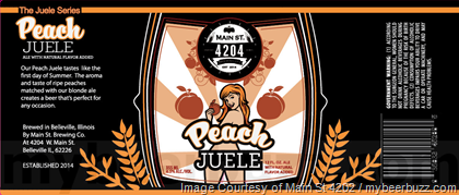 Main St Brewing 4202 – Peach Juele