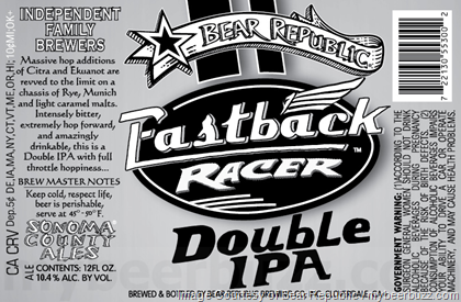 Bear Republic – Fastback Racer Double IPA Bottles