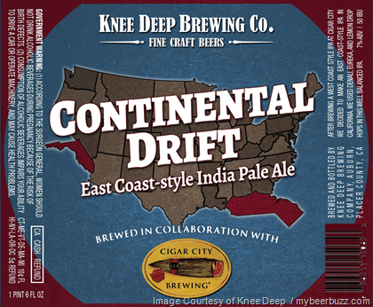 Knee Deep & Cigar City Collaborate On Continental Drift