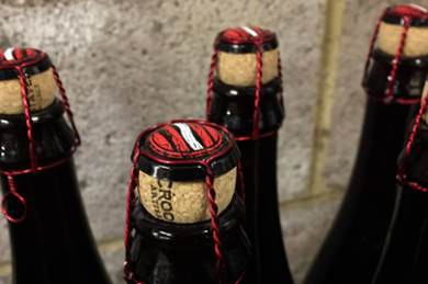 Crooked Adding Cork & Cage Barrel-Aged Sour Ales:  Nightmare In Brett Raspberry