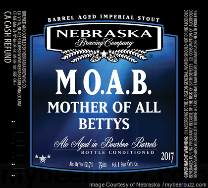 Nebraska – M.O.A.B. Mother Of All Bettys 2017 Coming 2/17 – HopAnomaly, Sexy Betty, Fathead & Apricot Au Poivre Saison