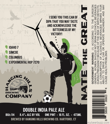 Hanging Hills Brewing – Nate The Great DIPA