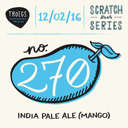 Troegs Releasing Scratch # 270 Mango IPA Today