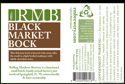 Rolling Meadows Brewery – Black Market Bock