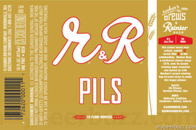 Reuben’s Brews & Rainier Beer Collaborate On r&R Pils Cans