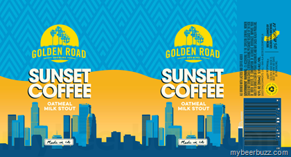 Golden Road Adding Sunset Coffee Oatmeal Milk Stout & Ride On IPA Cans