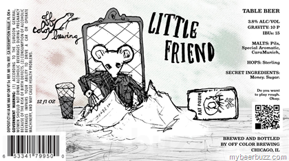 Off Color Brewing – Little Friend, Papillon & Blueberries Feel Pain